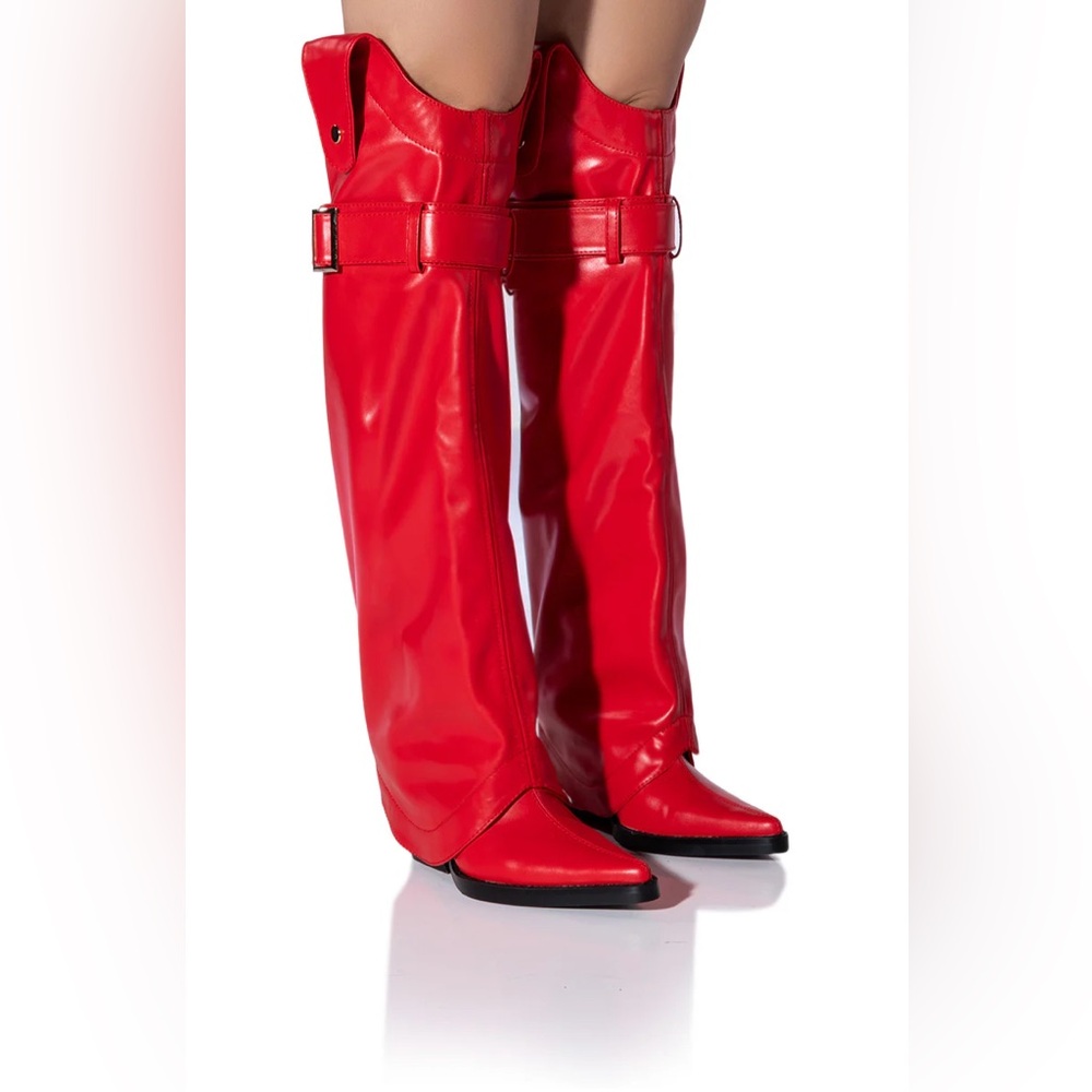 AZALEA WANG MATTY WESTERN STYLE 2 in 1
BOOT RED